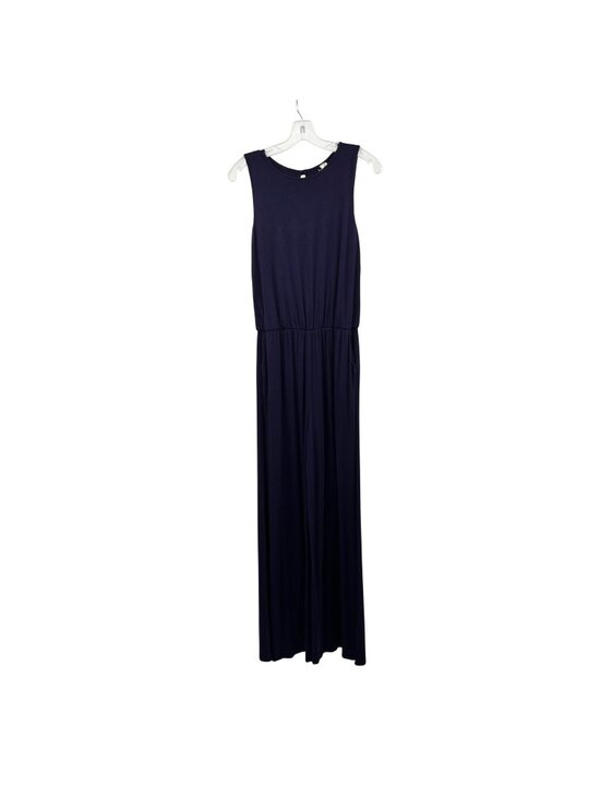 Beeson River Pants - Beeson River Womens Wide Leg Jumpsuit Purple Sleeveless Size Small Pockets